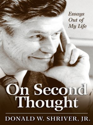 cover image of On Second Thought